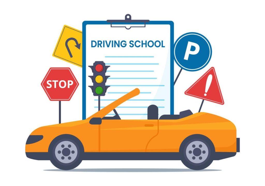 Driving school education process